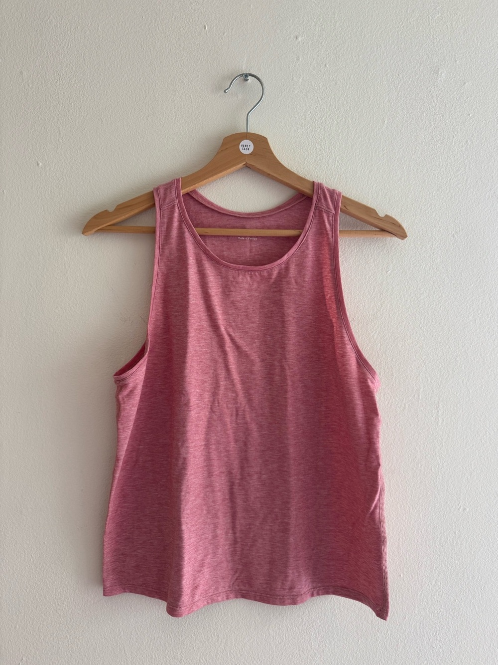 Outdoor Voices doing things tank top pink small
